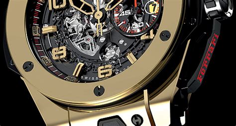 hublot ferrari uhr gold|Hublot watches.